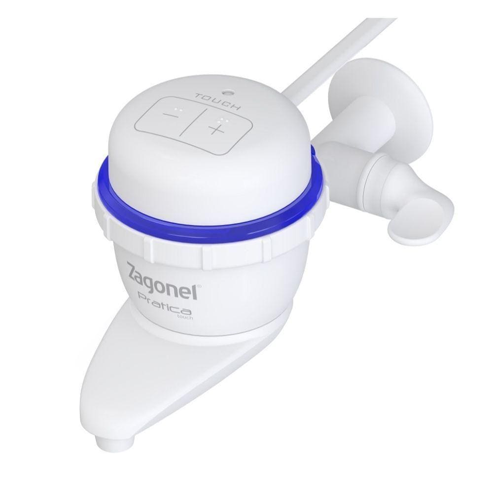 Torneira Elétrica Zagonel Prática Touch Branca 127V 5000W