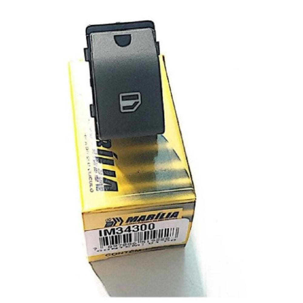 Botão Vidro Elétrico Simples Linha VW G4 E G5