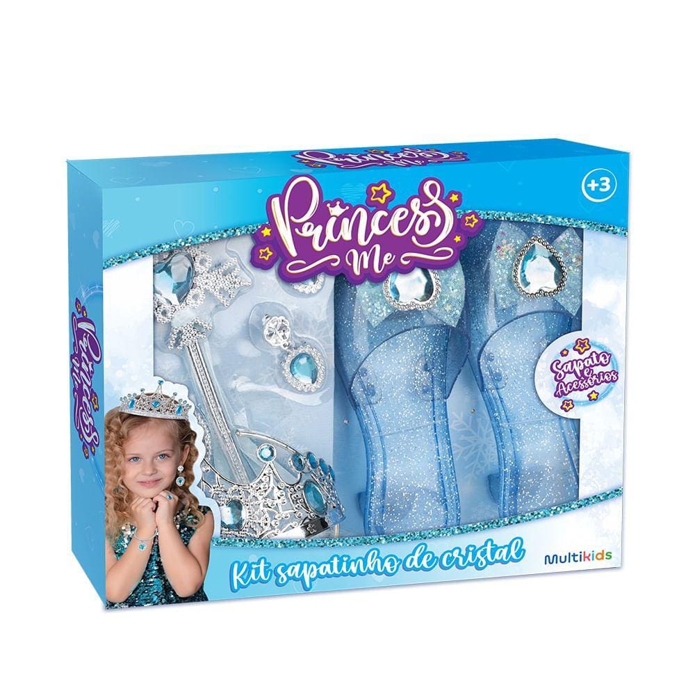 Kit Princesas Multikids Acessórios Azul
