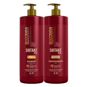 Kit Shampoo + Condicionador Bio Extratus Shitake Plus 1L