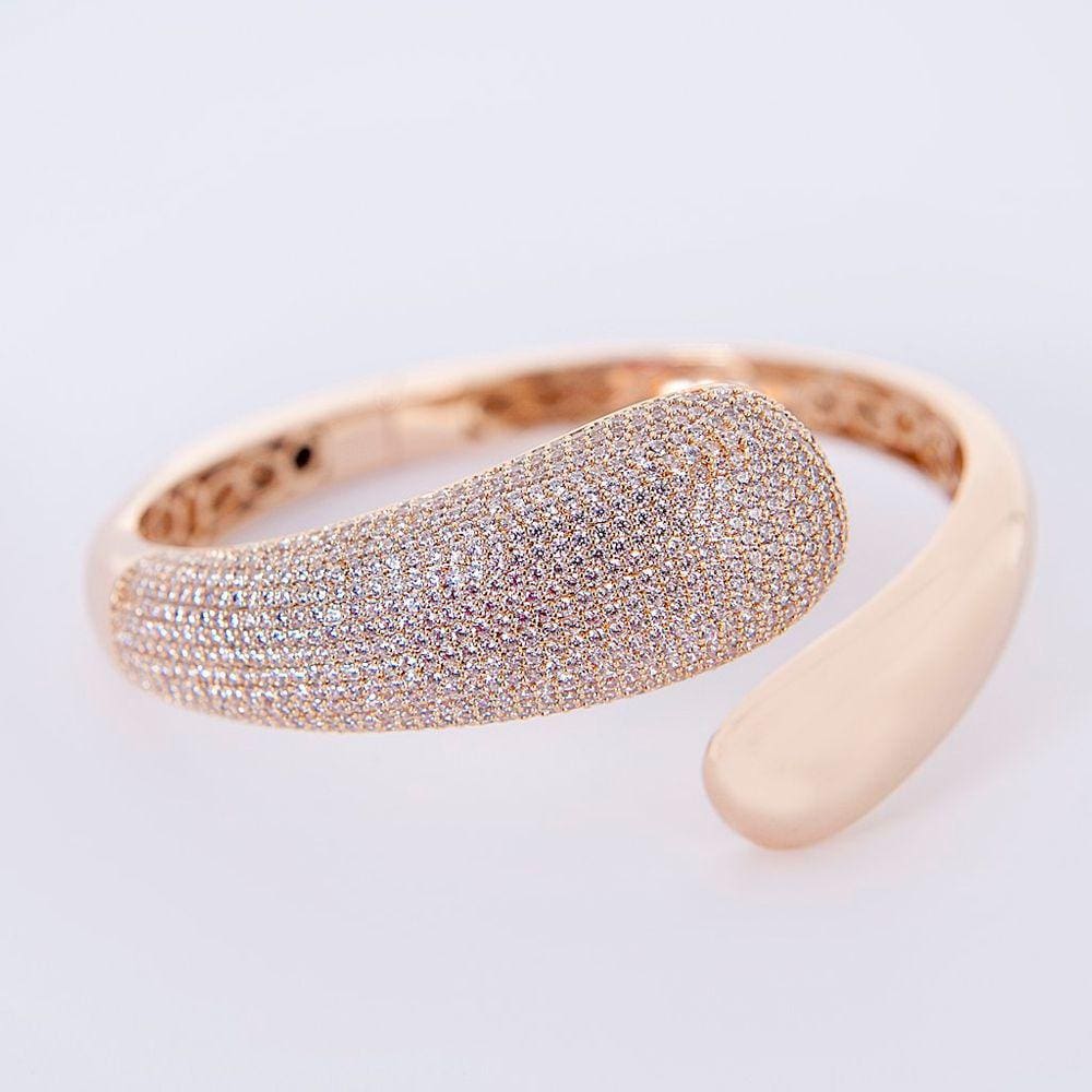 Bracelete Zircônias Brancas