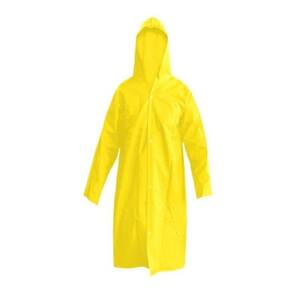 Capa de chuva amarela com capuz GG Nikokit