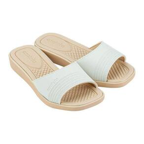 Tamanco Azaleia Andreia Comfy Feminino - Bege e Branco