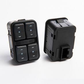 Botão do Vidro Elétrico Astra Celta Corsa Meriva Prisma Zafira Dianteiro Lado Motorista LED Laranja - Kostal - 3933400