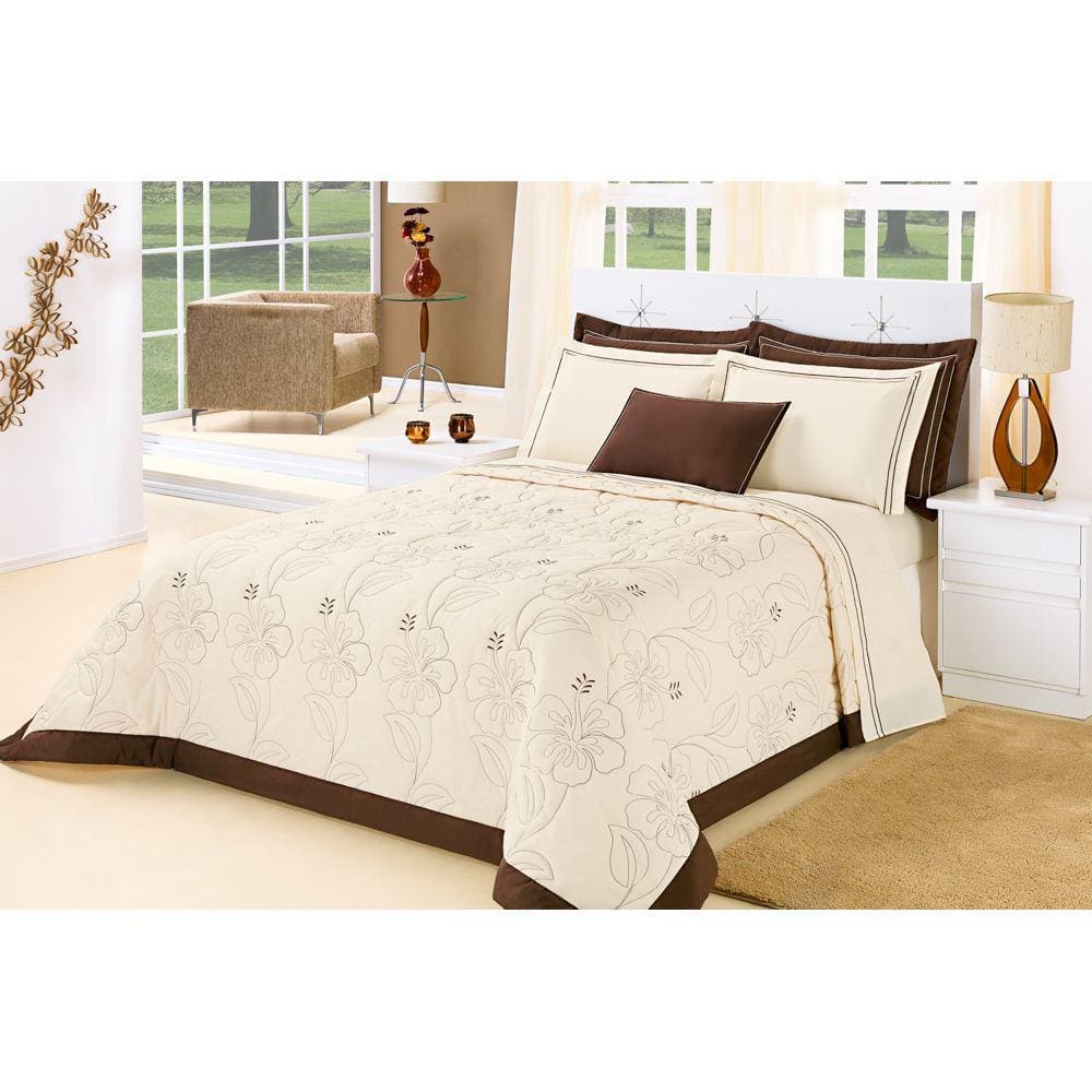 Cobre Leito Belle Queen 5 Peças