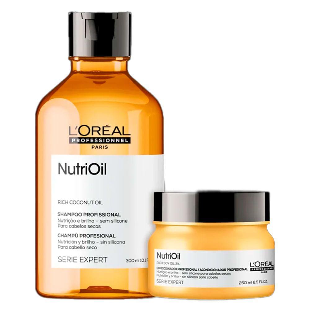 Kit Shampoo 300ml + Máscara 250ml L`Oréal Professionnel Serie Expert NutriOil