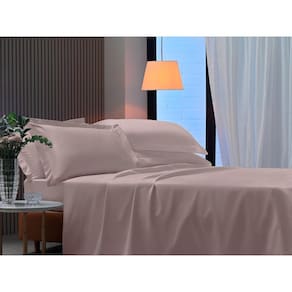 Jogo de Cama 300 Fios Algodão Percal Nobless Appel Rosa Secrets - Casal