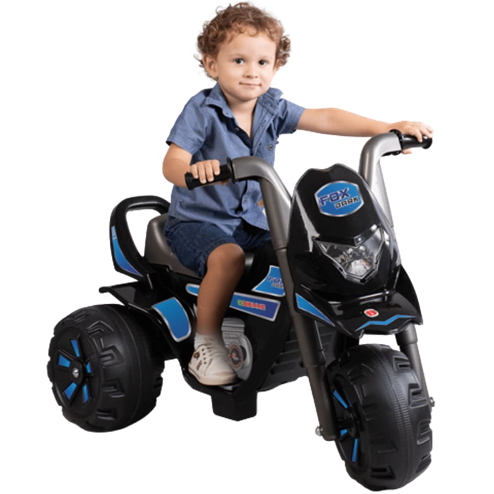 Mini Moto Elétrica Infantil Bz Cycle Preto 6V - Barzi Motors