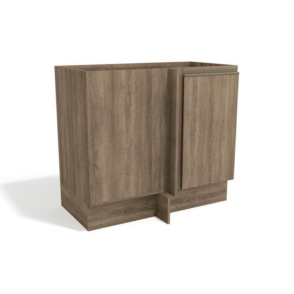 Gabinete de Cozinha Modulado Balcão Canto Reto Maxxi G748 c/ 1 Porta s/ Tampo 98cm Polipropileno Branco - Kappesberg