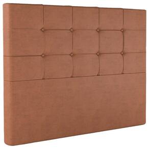 Cabeceira Casal 138 cm Berlin Veludo Terracota Soon