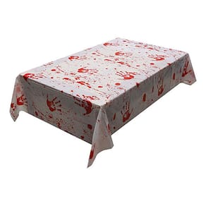 Toalha Plástica De Halloween Decorativo Sangue