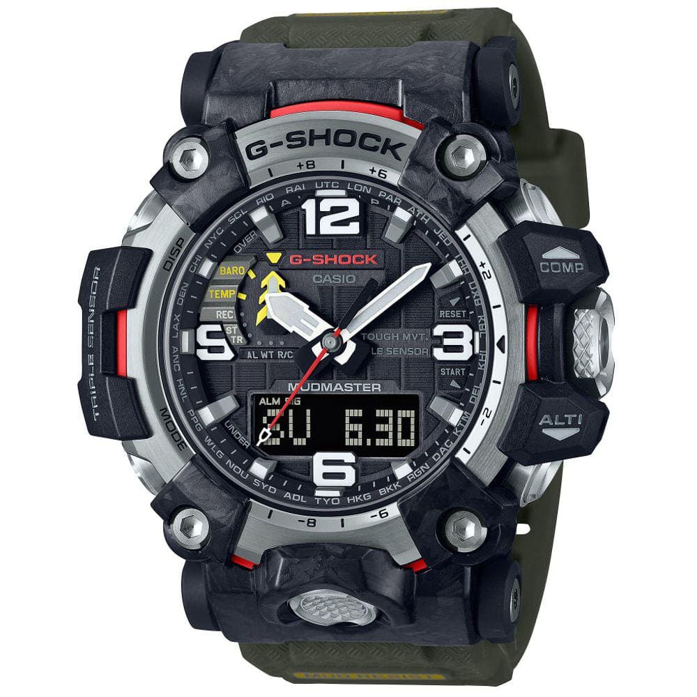 Relógio CASIO G-SHOCK MUDMASTER verde GWG-2000-1A3DR
