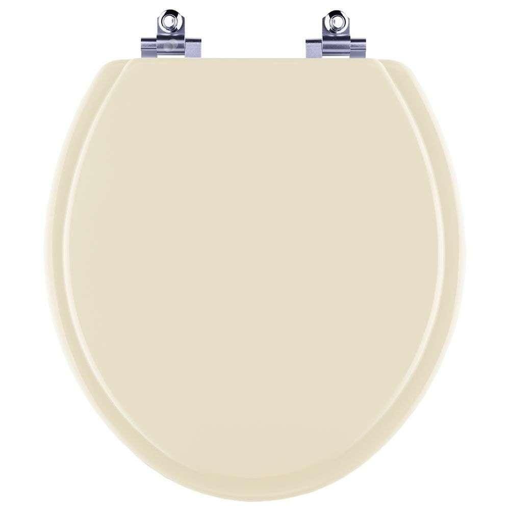 Assento Sanitário Laqueado Soft Close Angra Bone (Bege) para vaso Ideal Standard