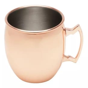 Caneca Moscow Mule Grande 680ml Inox Cobre Bebidas Drink Coquetéis Sofisticado Clássico Gourmet