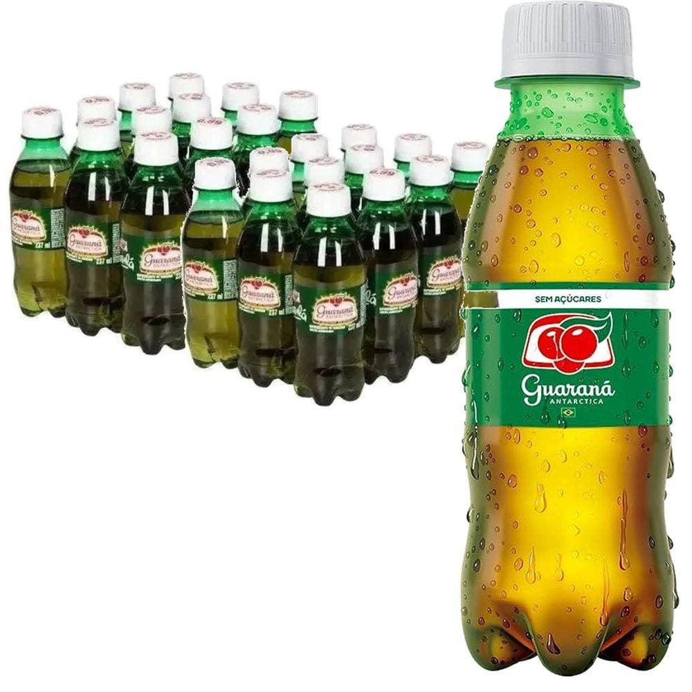 Refrigerante Guaraná Antarctica Zero Açucar 200Ml  24 Und