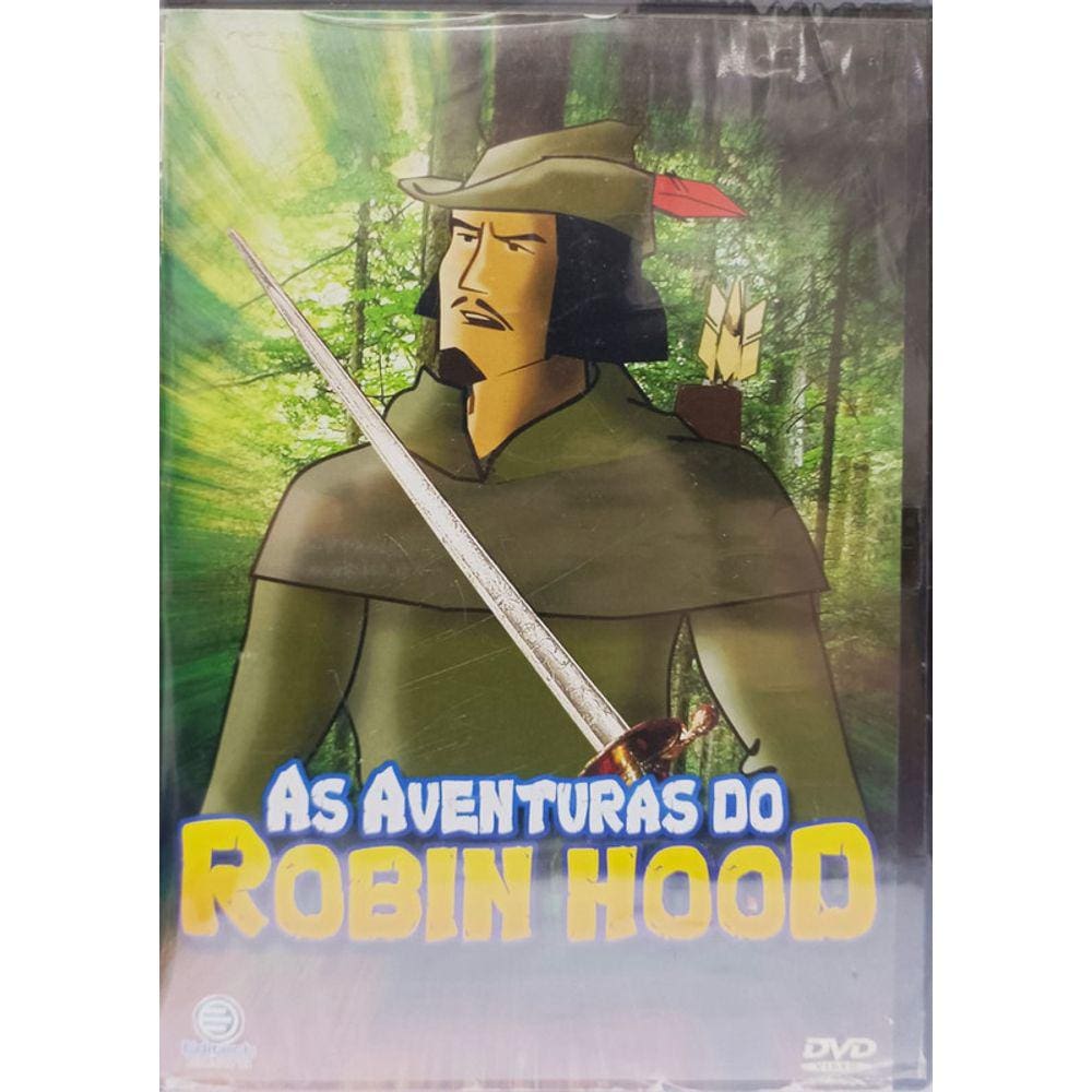 Dvd - As Aventuras do Robin Hood (Desenho Animado)