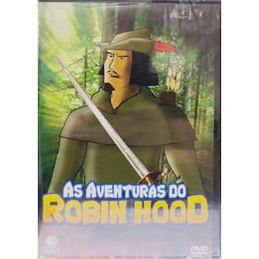 Dvd - As Aventuras do Robin Hood (Desenho Animado)