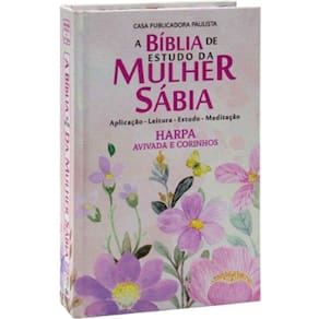 Bíblia letra grande pentecostal estudo mulher sábia cotidiano sugestões Capa dura