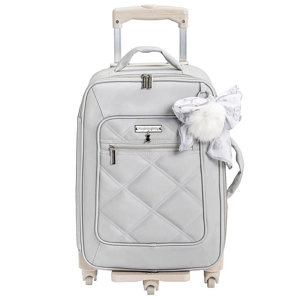Mala de Rodinhas Urso Cinza - Masterbag Baby