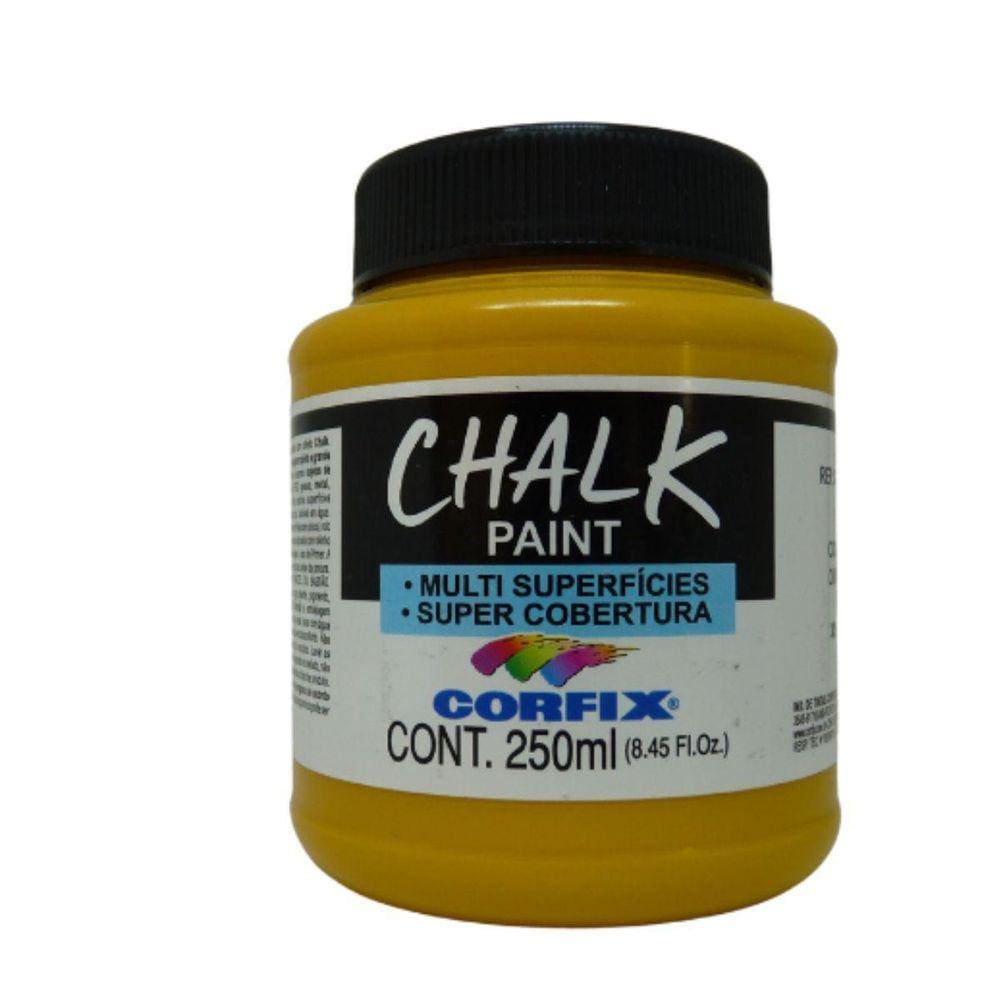 Tinta Chalck Paint Corfix 305 Ocre Ouro 250Ml