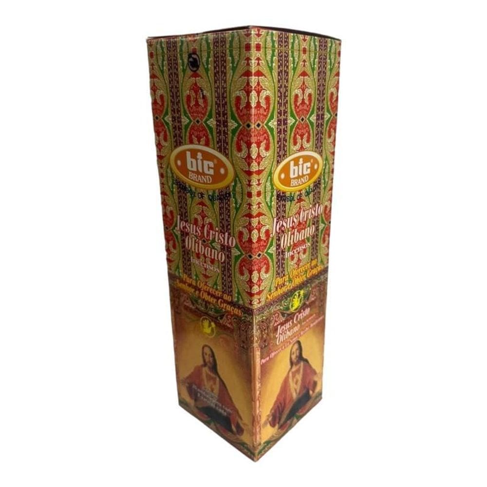 Incenso Indiano Bic Jesus Cristo Olíbano 25 Caixas 8
