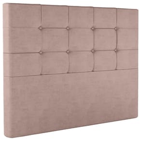 Cabeceira Casal 138 cm Berlin Veludo Rose Soon