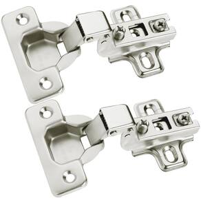 2Pçs Dobradiças Super Curva Caneco Porta Armário Móveis 35Mm