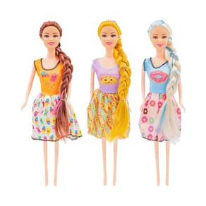 Boneca Fashion Com Tranças - Modelos Diversos!