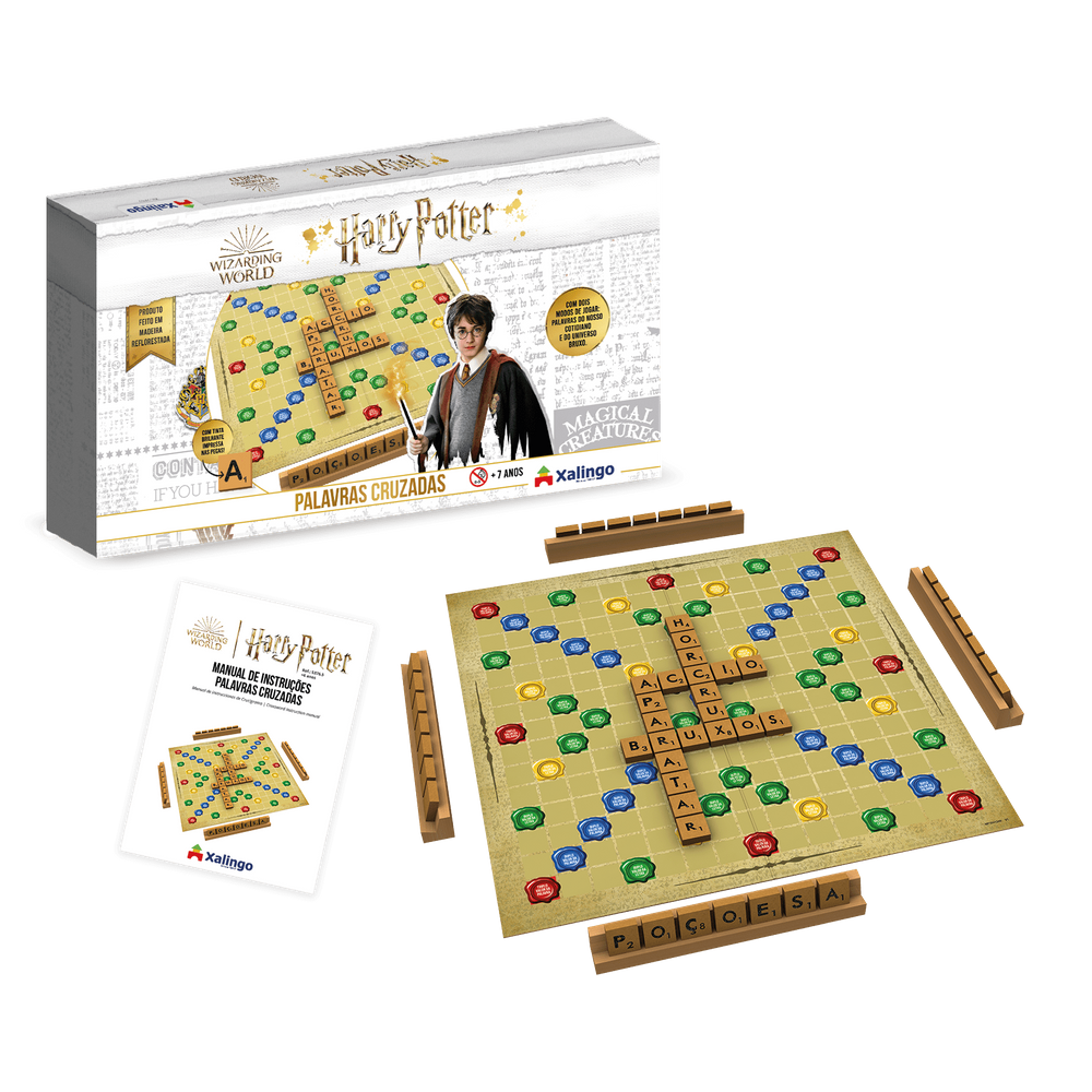 Jogo de tabuleiro Xadrez Harry Potter Xalingo - Jogo de Dominó