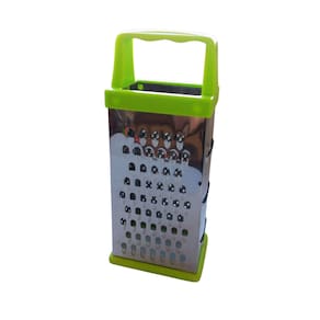 Ralador Multiuso Inox 4 Faces com Alça para Legumes Frutas e Queijos