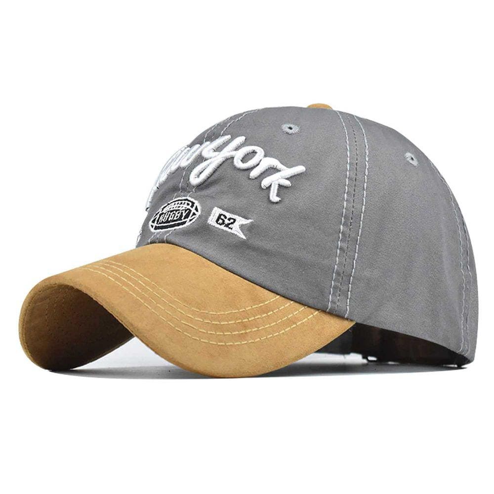 Boné Snapback Estilo Beisebol Bordado New York Aba Curva