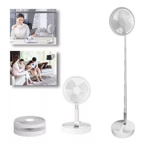 Ventilador Portátil Ajustável E Recarregável Aliviar Calor
