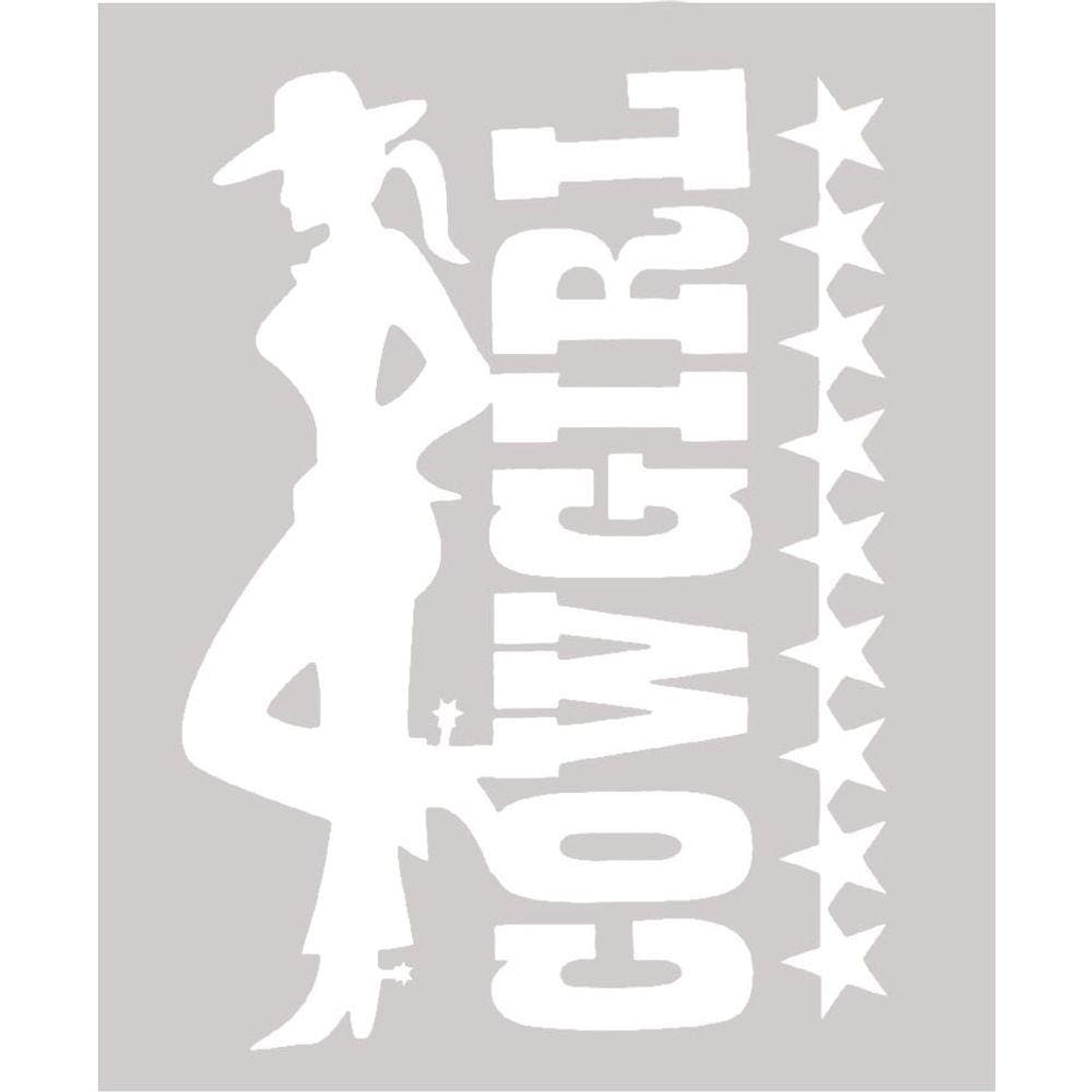 Adesivo Cowgirl - Rodeo West 14035