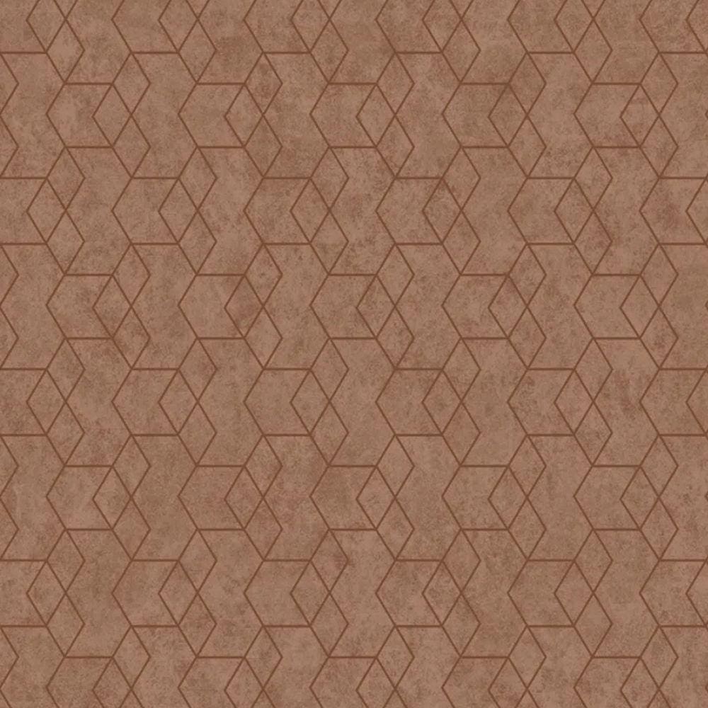 Papel de Parede Essencial Geométrico Marrom ESS1051