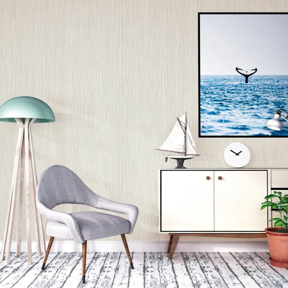 Papel de Parede Essencial Geométrico Branco ESS1010