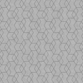Papel de Parede Essencial Geométrico Cinza e Prata ESS1035
