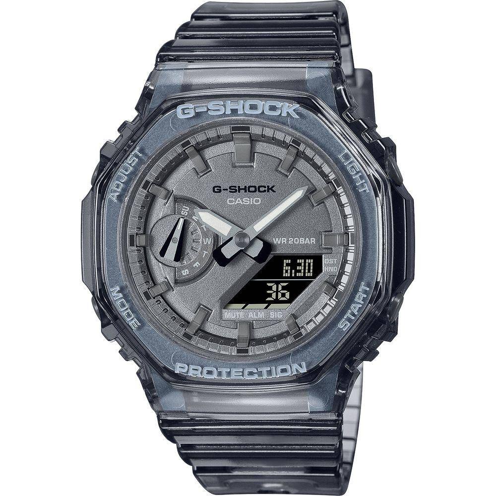 Relógio CASIO G-SHOCK feminino transparente GMA-S2100SK-1ADR