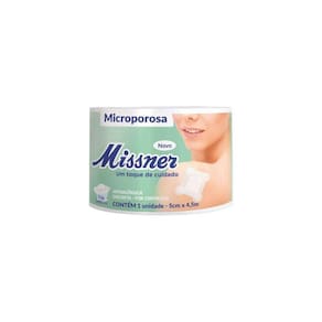 Fita Microporosa 5,0 Cm X 4,5M Bege Missner