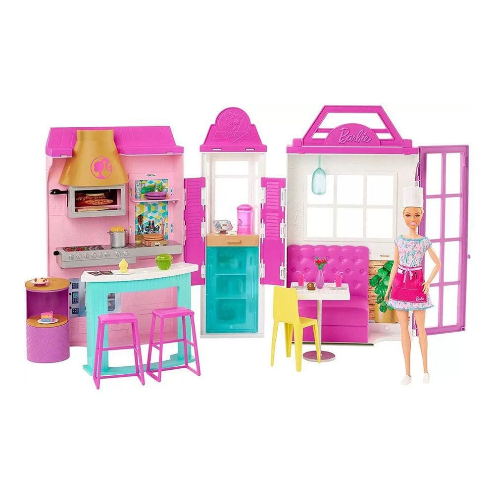 Boneca Barbie Cozinha Chef Dos Bolinhos Doces Mattel Gfp59 em Promoção na  Americanas