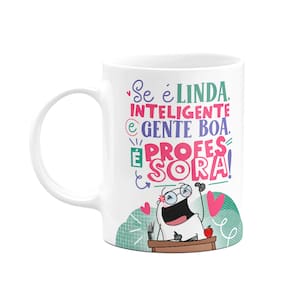 Caneca Flork Professora - Se for assim, é professora!