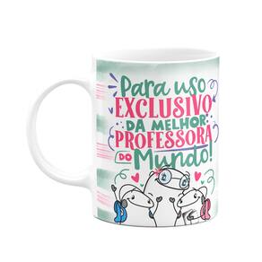 Caneca Flork Professora - Uso exclusivo da melhor do mundo