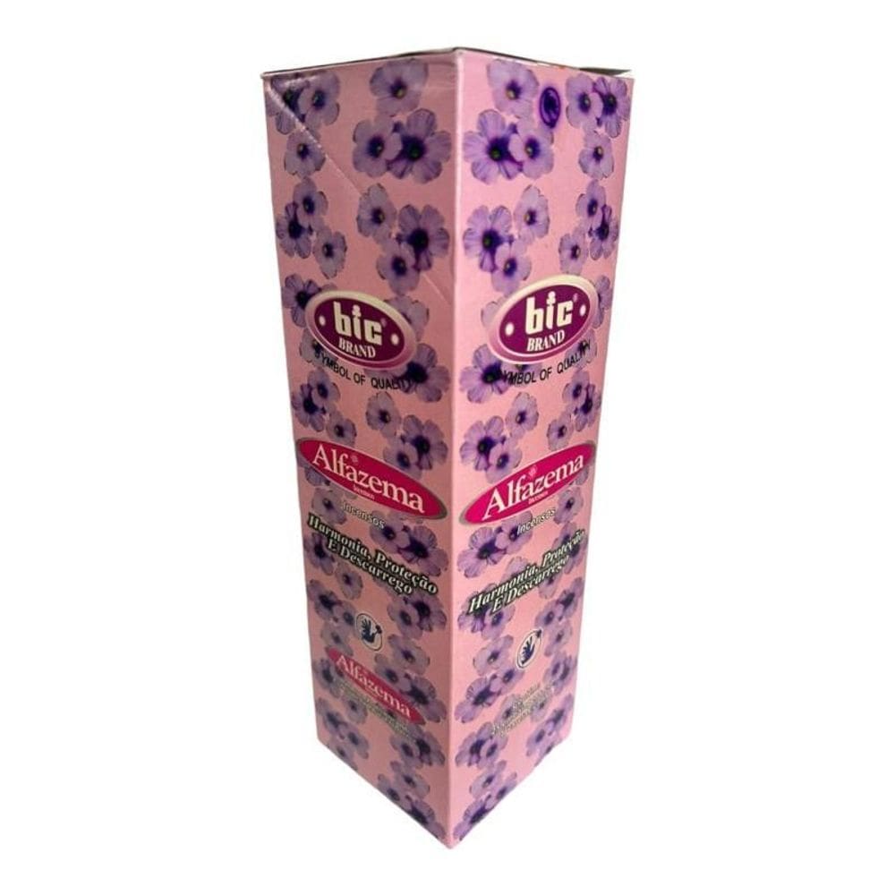Incenso Indiano Bic Alfazema 25 Caixas Com 8 Varetas