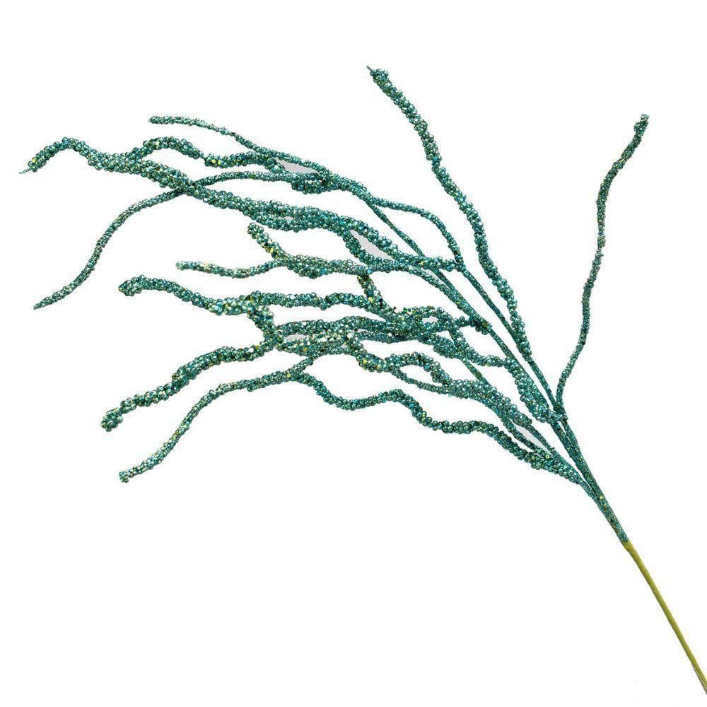 Galho Silicone Azul 80cm Kit C/ 3