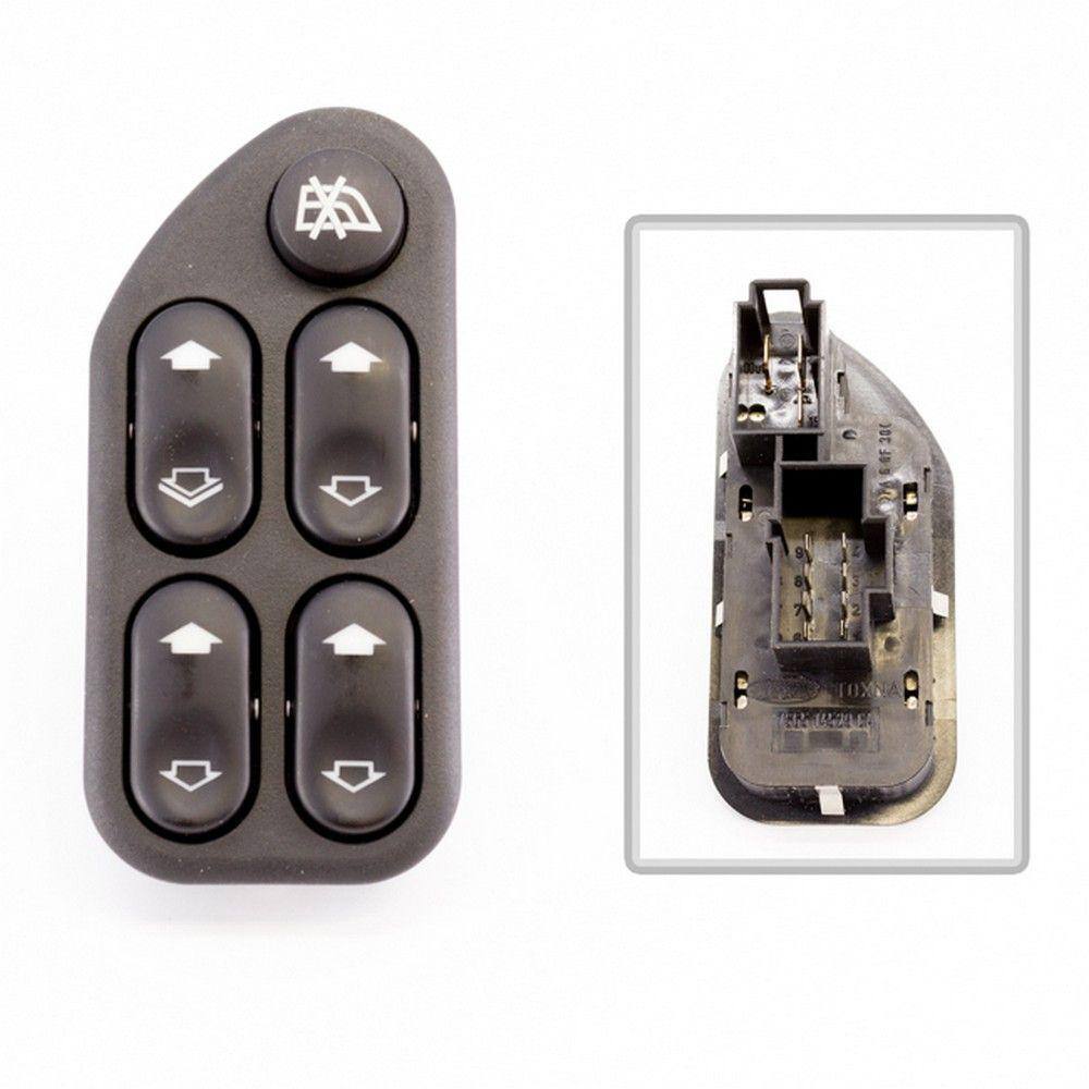 Botão do Vidro Elétrico Ecosport Fiesta Ranger Com Bloqueio Dianteiro Lado Motorista 11 Vias - Kostal - 3164915