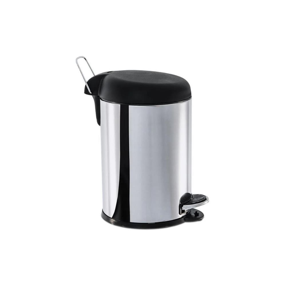 Cesto Lixo Lixeira Pedal Inox Banheiro Escritório 6 Litros