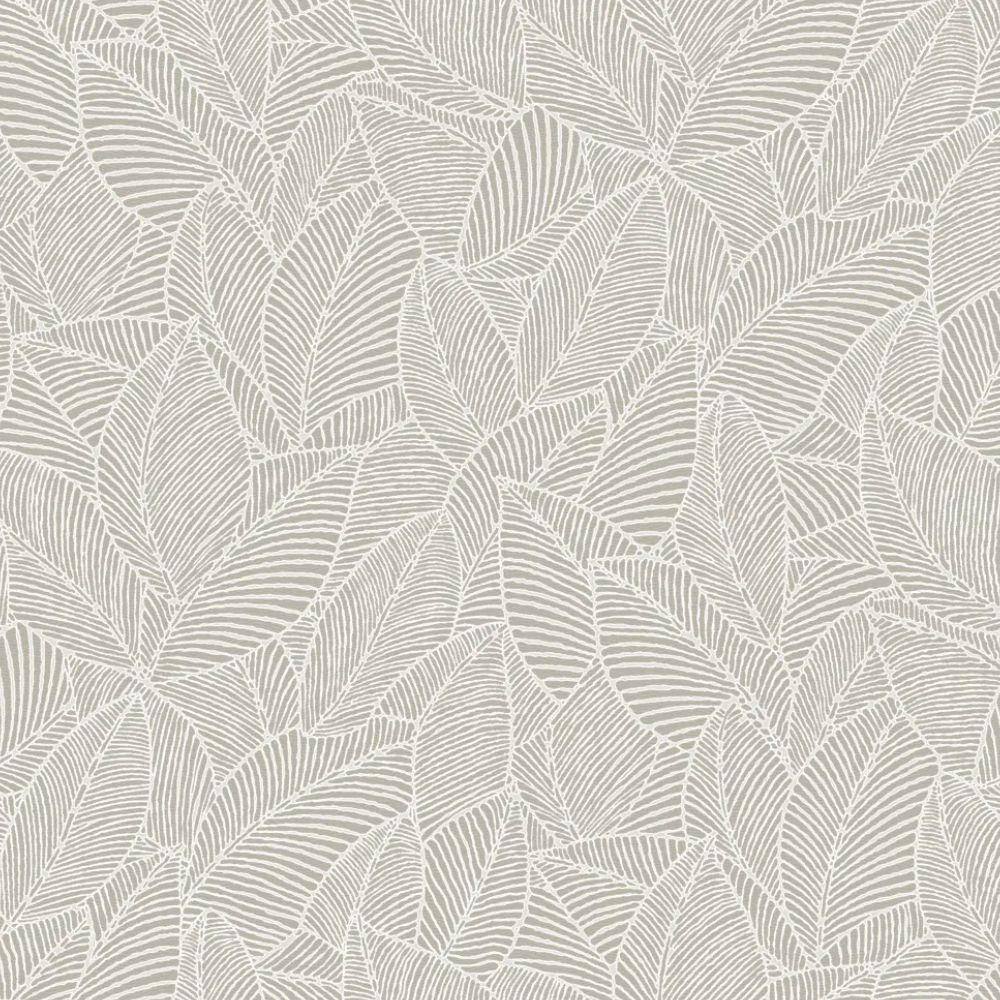 Papel de Parede Essencial Folhagem Branco ESS1018