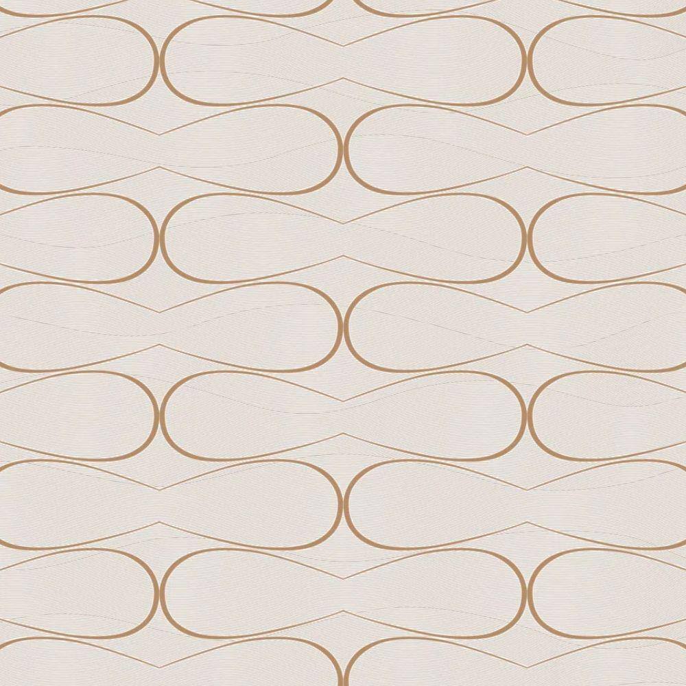 Papel de Parede Essencial Geométrico Branco e Cinza ESS1029