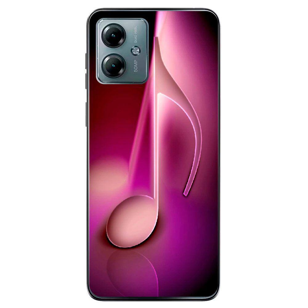 Capa Adesivo Skin376 Verso Para Motorola Moto G14