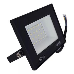 Refletor Led 50w Holofote Bivolt Branco Frio Resistente água
