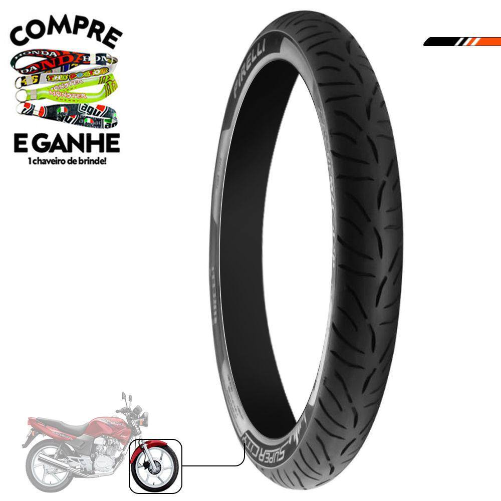 Par Pneu Cbx 200 Strada 100/90-18 + 275-18 Mt65 Pirelli